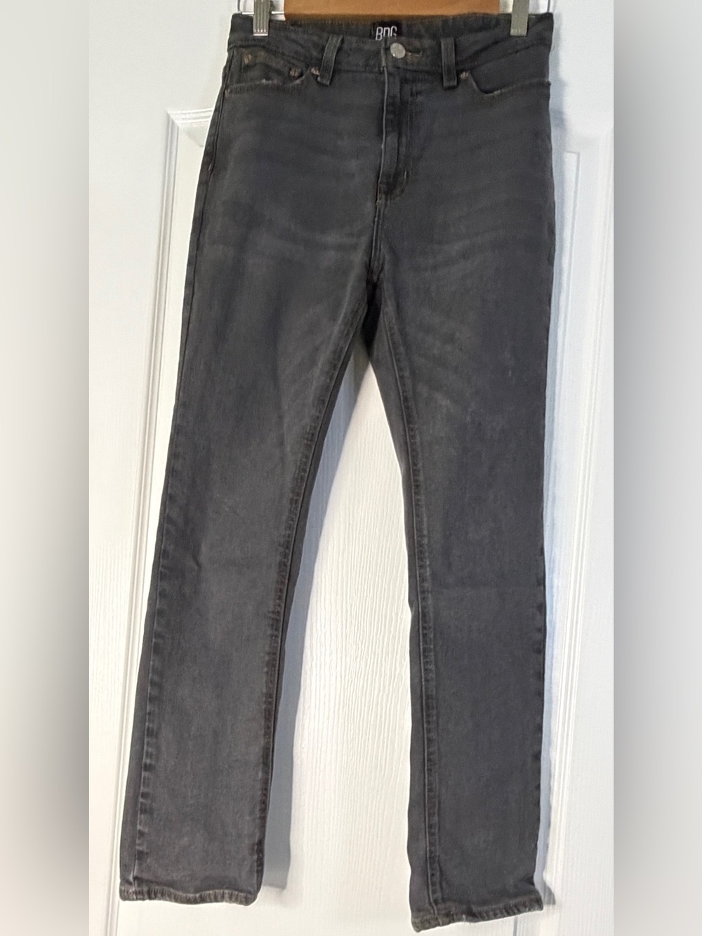 BDG Urban Outfitters Girlfriend High Rise Jeans Size 26 Charcoal Gray Straight